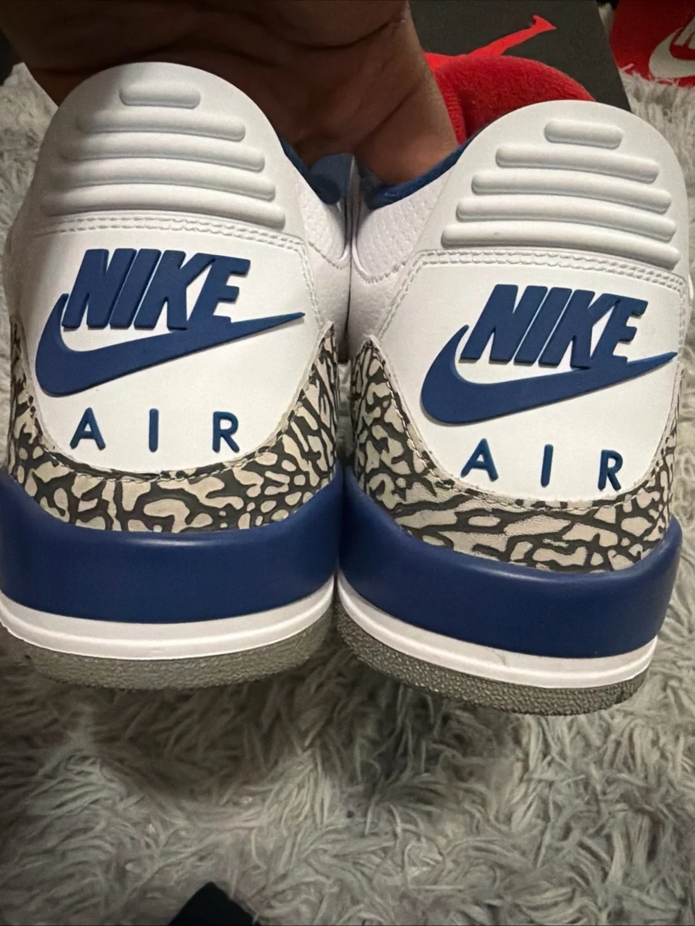 Jordan Air Jordan 3 Retro OG True Blue Mid Top 2016 854262-106 Size 12 VNDS